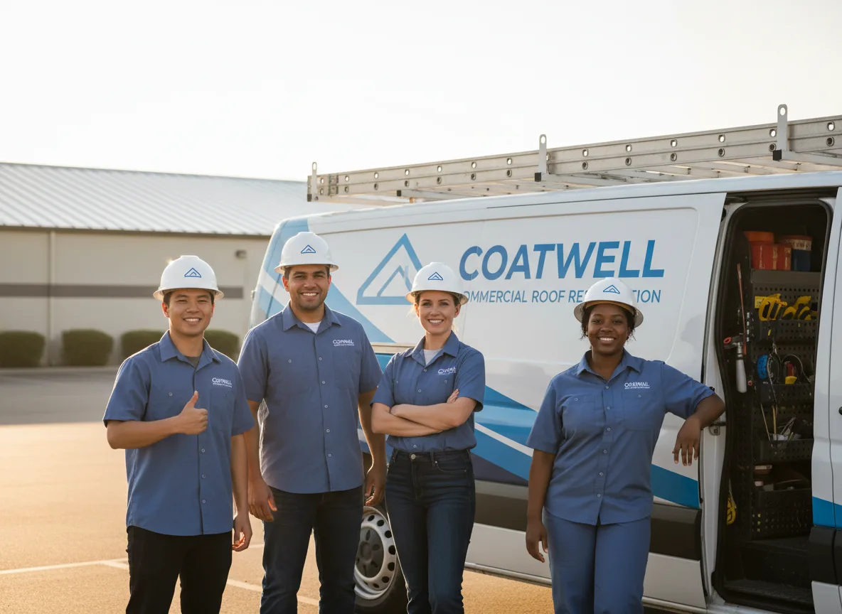 Commercial roof coating company in Casar, NC
